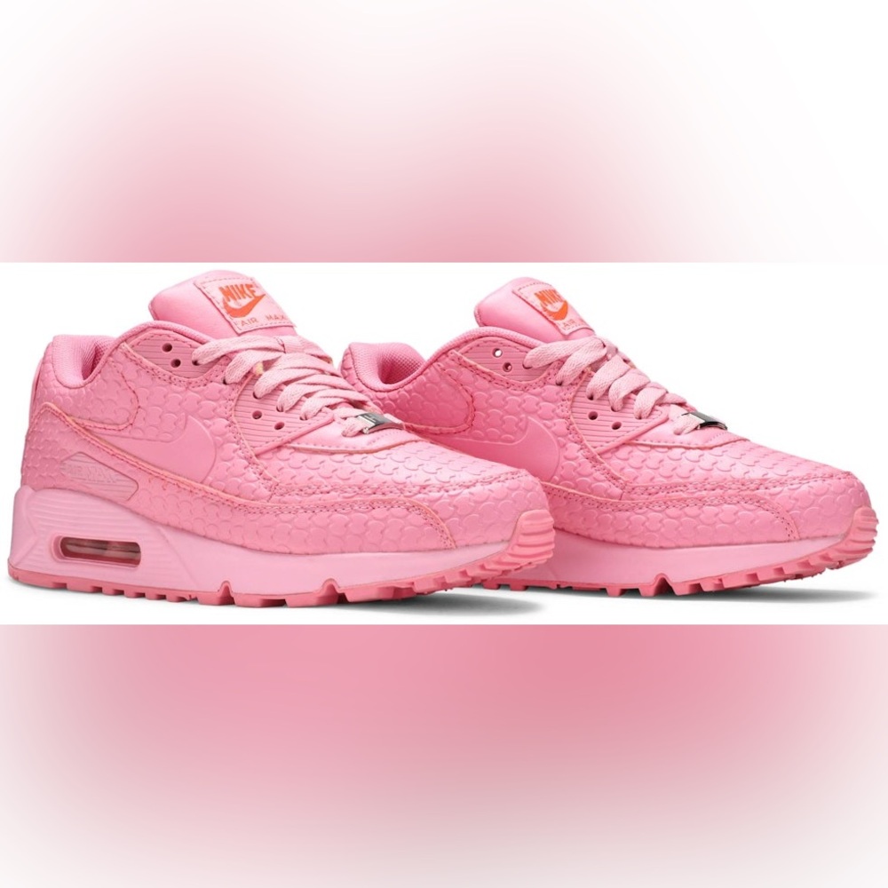 Nike Air Max 90 Shanghai Must Win Cake pink textured sneakers size 8